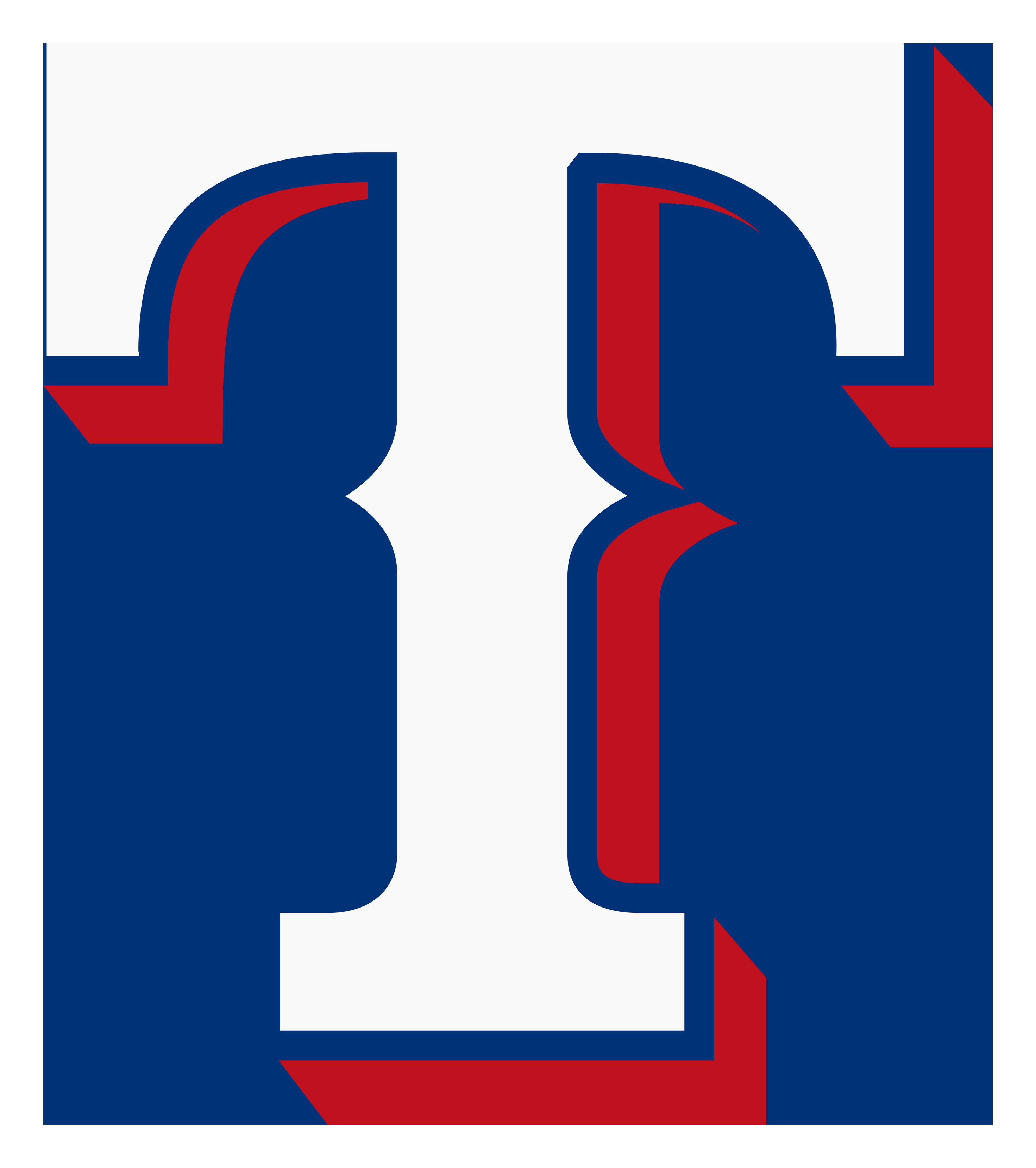 Texas Rangers logo on a transparent background