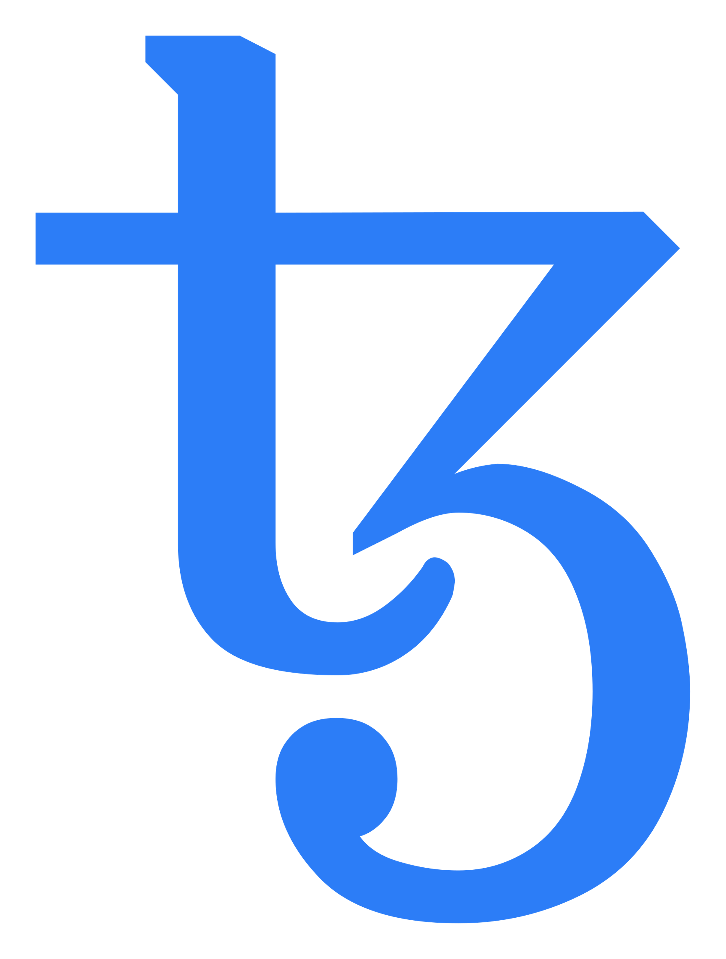 Tezos logo on a transparent background