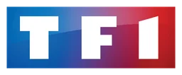 Tf1 logo, wordmark version, on a transparent background