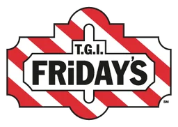 Tgi Fridays logo, horizontal version, on a transparent background