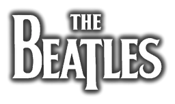 The Beatles logo, monochrome version, on a transparent background
