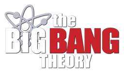 The Big Bang Theory logo, horizontal version, on a transparent background