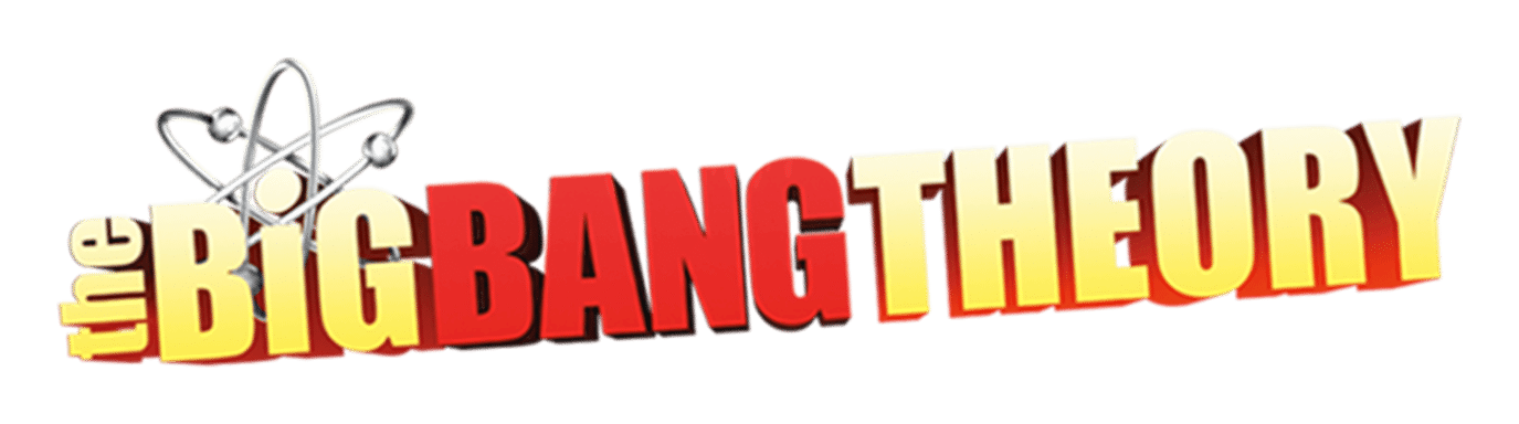 The Big Bang Theory logo on a transparent background