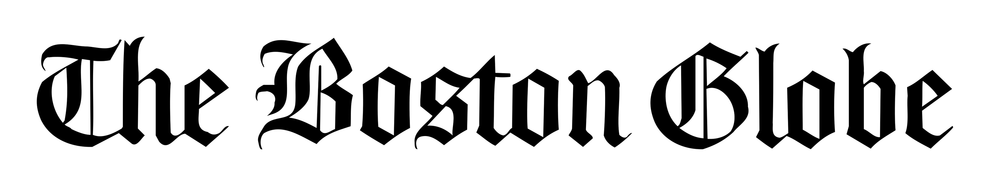 The Boston Globe のロゴ（背景透過）