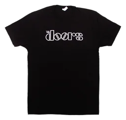 The Doors Logo, Variante Icon schwarz, auf transparentem Hintergrund