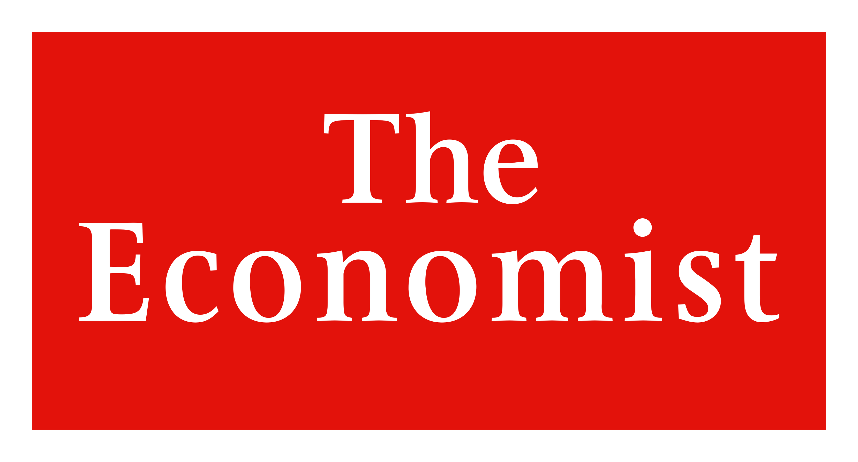 The Economist logo on a transparent background