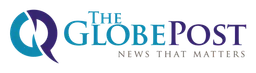The Globe logo, wordmark version, on a transparent background