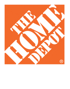 The Home Depot logo, horizontal version, on a transparent background
