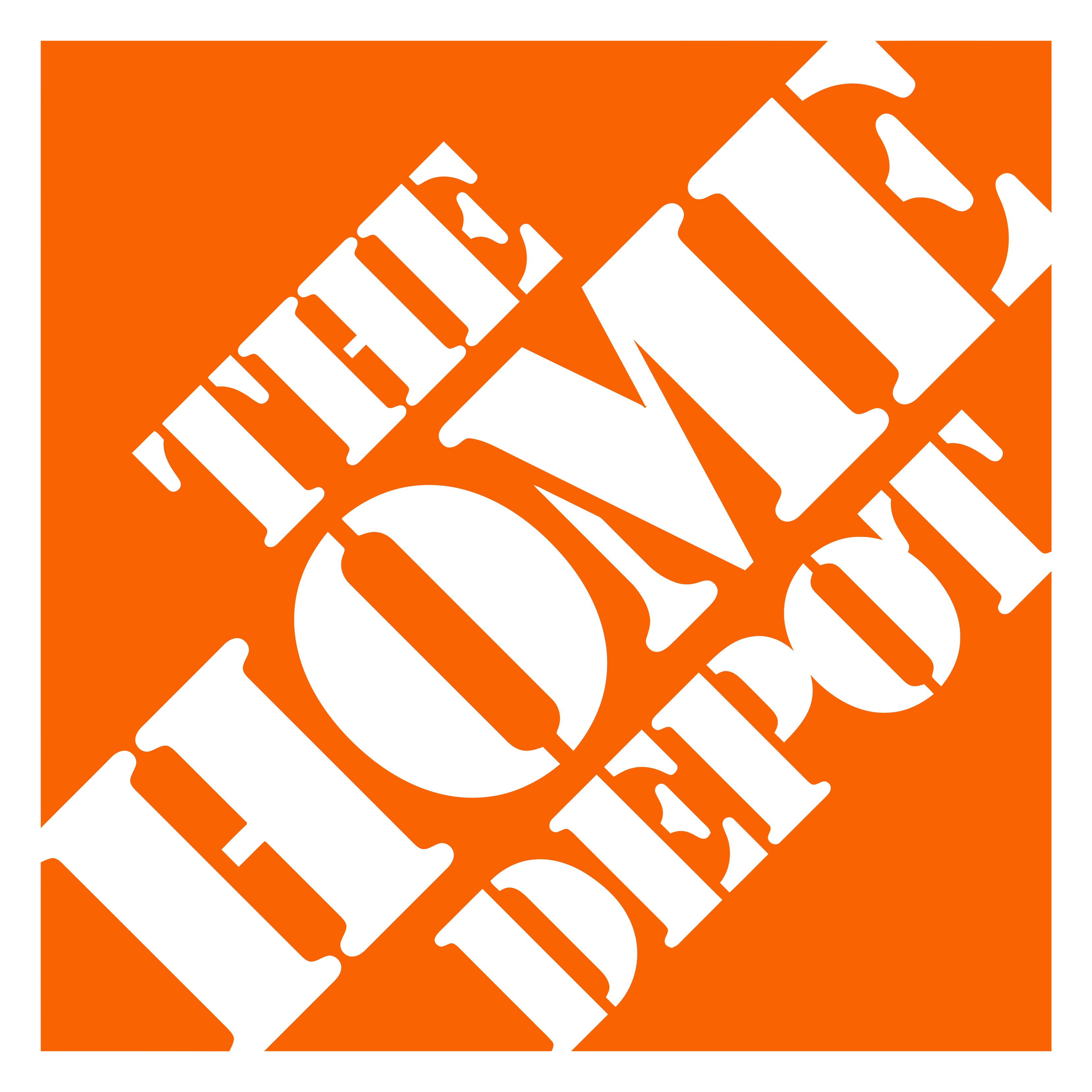 The Home Depot logo on a transparent background