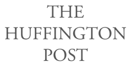 The Huffington Post logo, monochrome version, on a transparent background