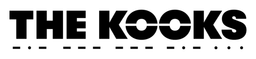 The Kooks logo, black wordmark version, on a transparent background