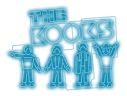 The Kooks logo, horizontal version, on a transparent background