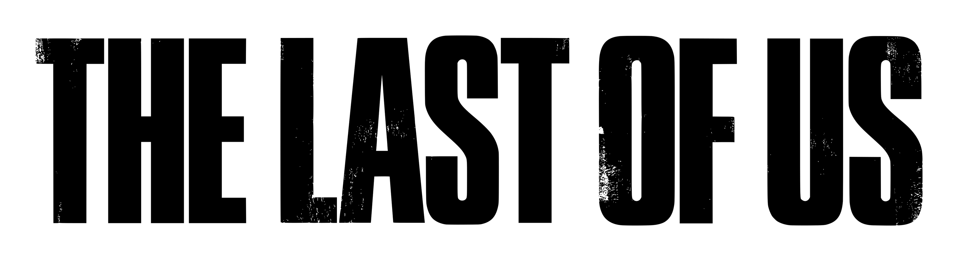 The Last of US logo on a transparent background