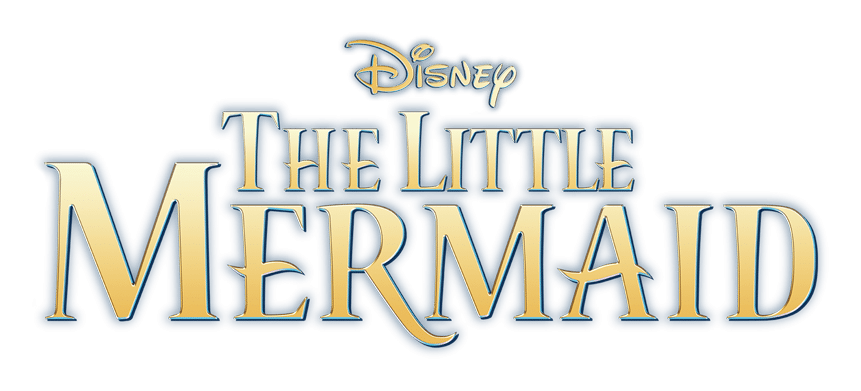 Logo de The Little Mermaid sobre fondo transparente