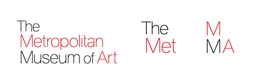 The Met logo, white wordmark version, on a transparent background