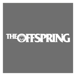 The Offspring のロゴ、モノクロ アイコンバージョン（背景透過）