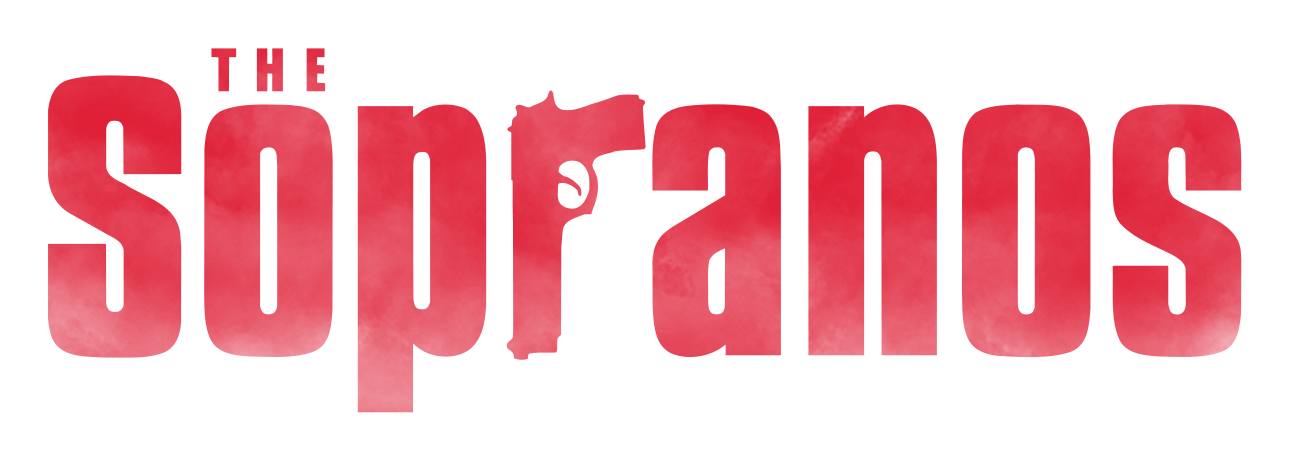 The Sopranos logo on a transparent background
