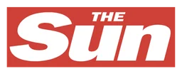 The Sun Logo, Variante Wortmarke, auf transparentem Hintergrund