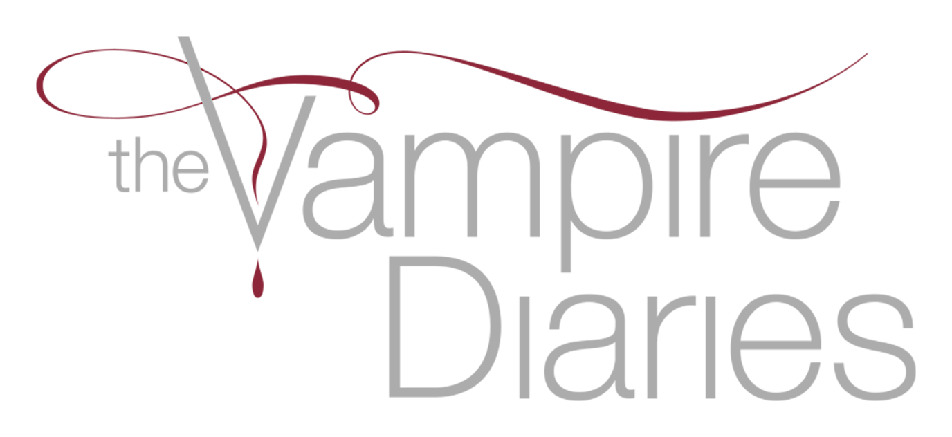 The Vampire Diaries logo on a transparent background