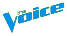 The Voice logo, horizontal version, on a transparent background