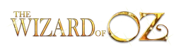 The Wizard of Oz logo, wordmark version, on a transparent background