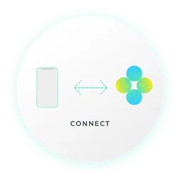 Thorchain logo, white icon version, on a transparent background