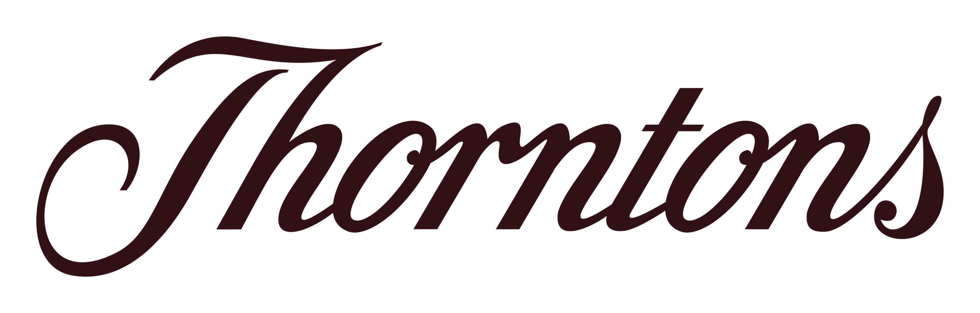 Thorntons Logo auf transparentem Hintergrund