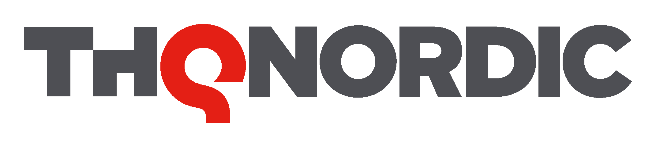 Logo de THQ sobre fondo transparente