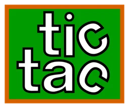 Tic Tac logo, icon version, on a transparent background
