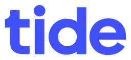 Tide Logo, Variante Wortmarke, auf transparentem Hintergrund