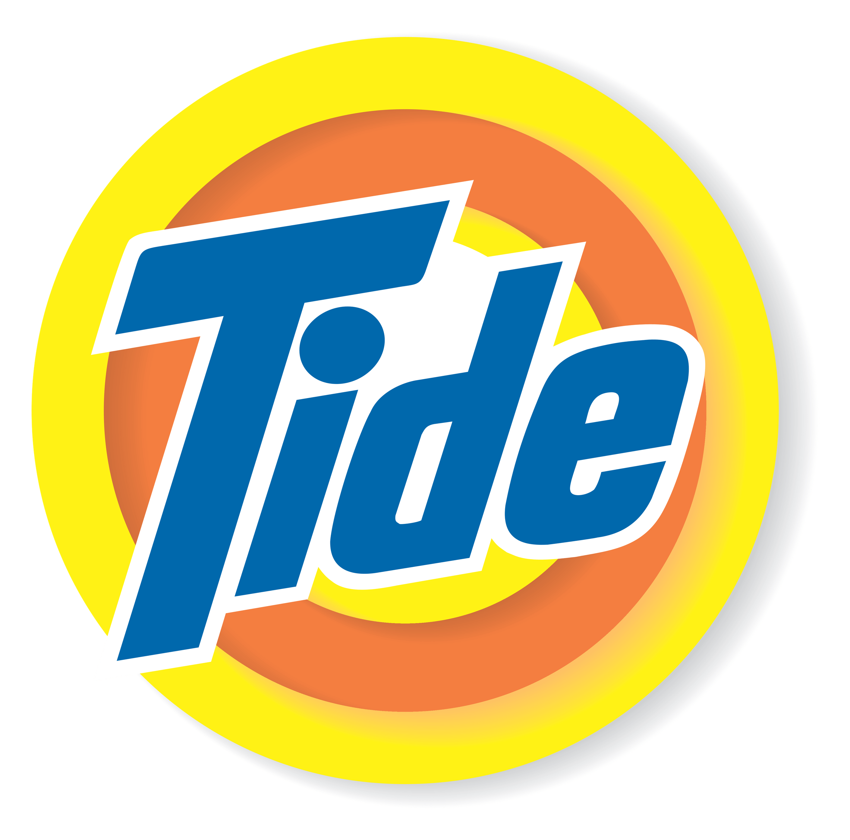 Tide Logo auf transparentem Hintergrund