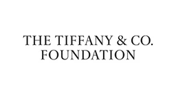 Logo da Tiffany and Co, versão branco, em fundo transparente