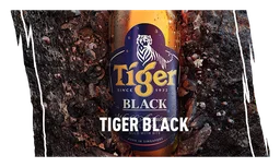 Tiger Beer logo, horizontal version, on a transparent background