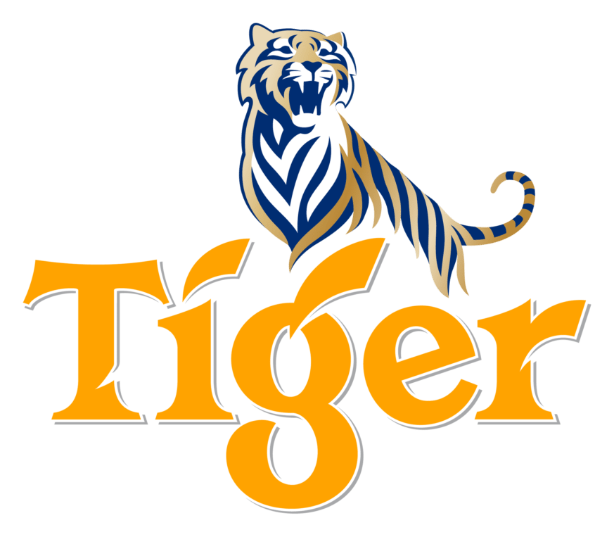 Tiger Beer logo on a transparent background