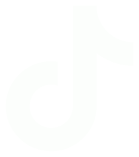 Tiktok Icon Black logo, white icon version, on a transparent background