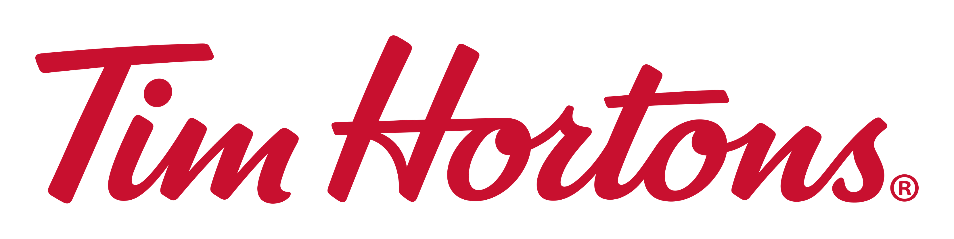 Tim Hortons logo on a transparent background