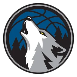 Timberwolves logo, icon version, on a transparent background