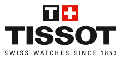 Tissot logo, horizontal version, on a transparent background