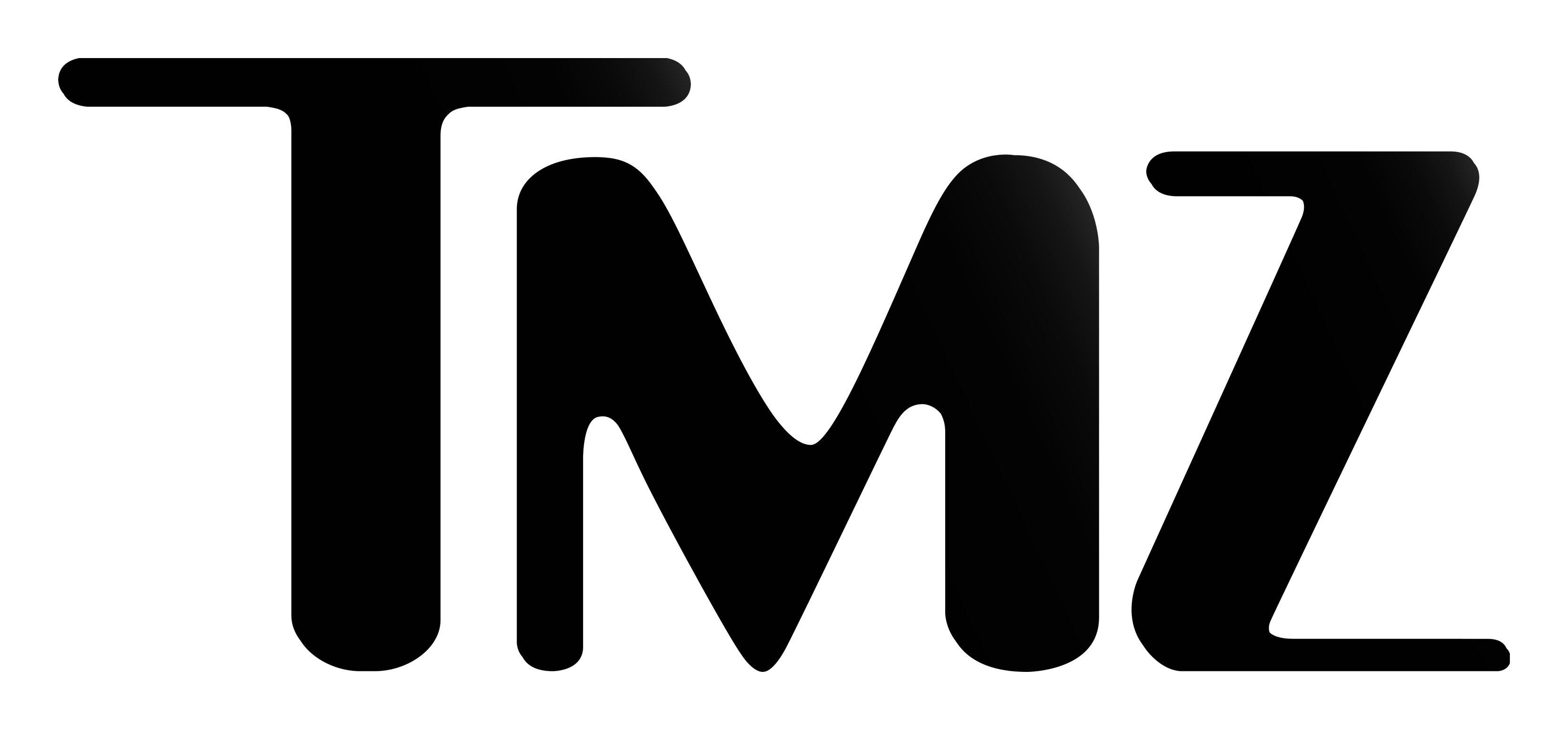 TMZ logo on a transparent background