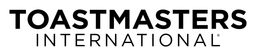 Toastmasters logo, black wordmark version, on a transparent background
