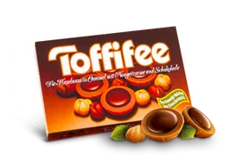 Toffifee logo, horizontal version, on a transparent background