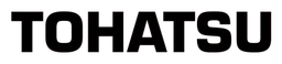 Tohatsu logo, black wordmark version, on a transparent background