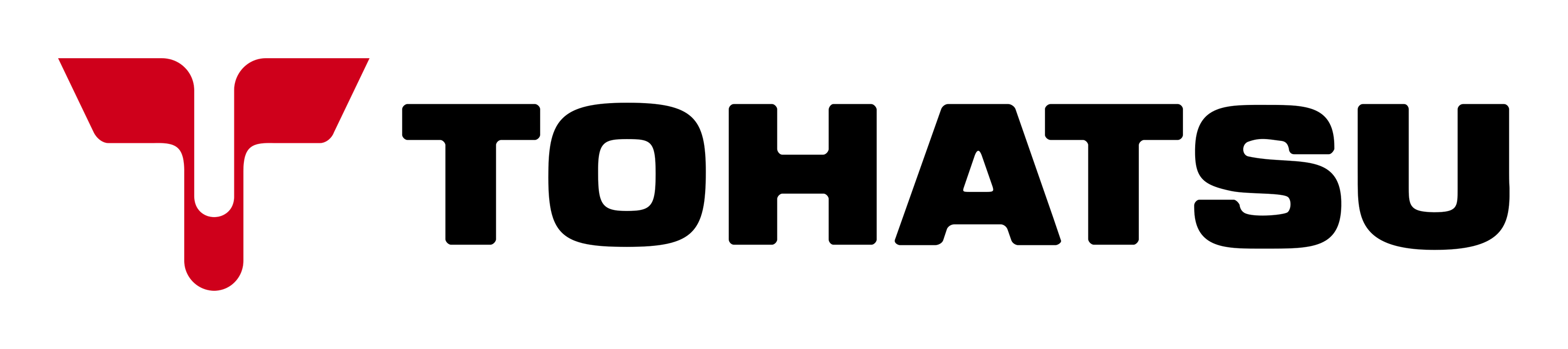 Tohatsu logo on a transparent background
