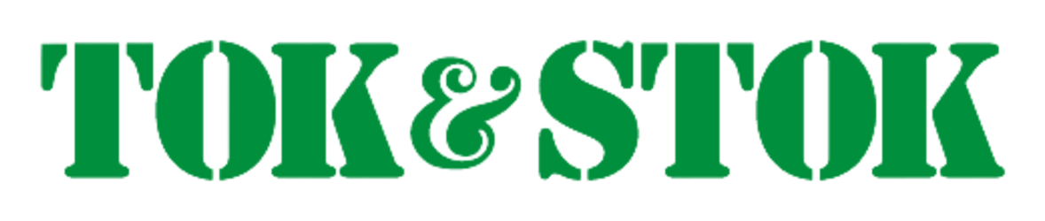 Tok and Stok logo on a transparent background