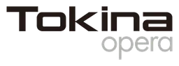 Tokina logo, monochrome wordmark version, on a transparent background