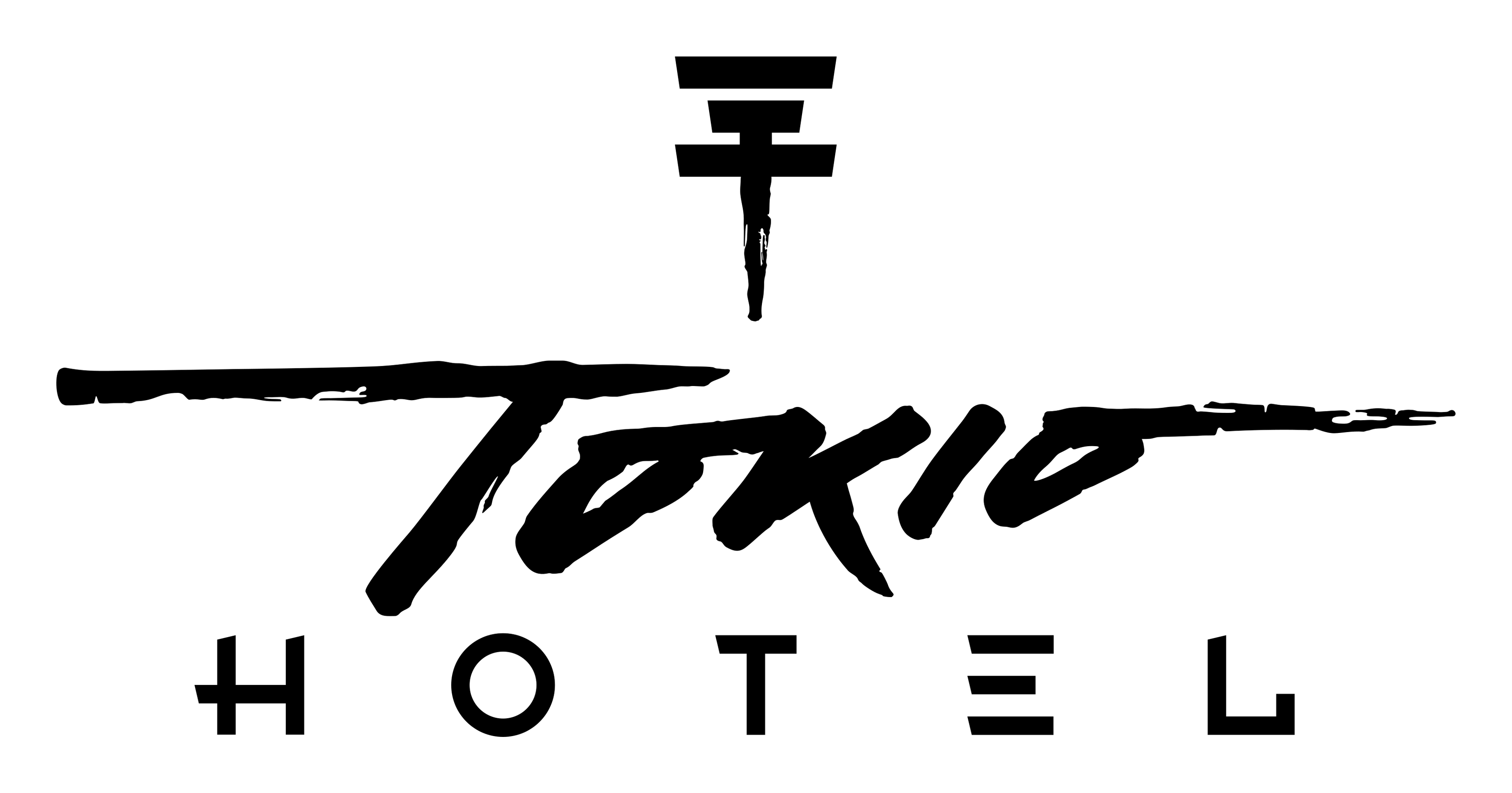 Tokio Hotel logo on a transparent background