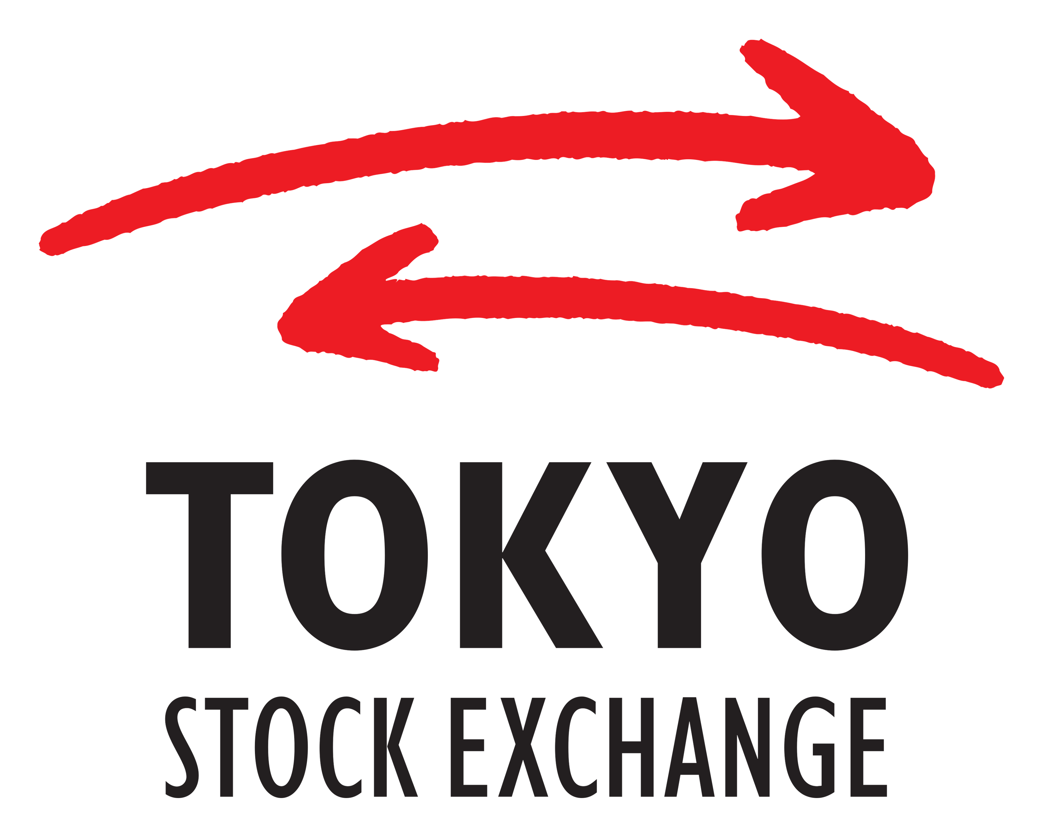 Tokyo Stock Exchange logo on a transparent background