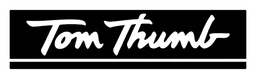 Tom Thumb logo, black wordmark version, on a transparent background