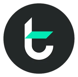 Tomochain logo, black icon version, on a transparent background