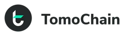 Tomochain logo, black wordmark version, on a transparent background